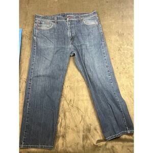 Flared Denim‎ Levi Strauss & Co 569 40x30 with Back Pocket Buttons Jeans